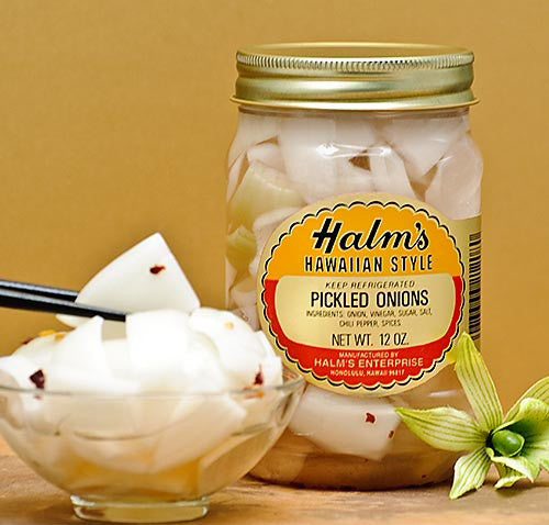 Halm's Hawaiian Style Pickled Onions