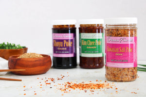 Poke Favorites Trio - 3 Bottles of 12 oz Sauces/Spices